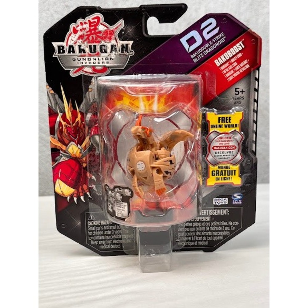 Bakugan Gundalian Invaders Subterra Blitz Dragonoid Bakuboost D2 New 61323